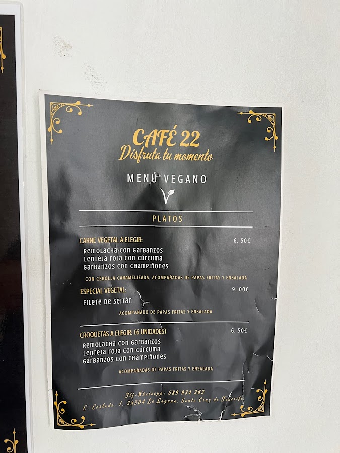 Cafetería restaurante Café 22