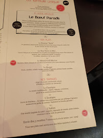 L'Assiette au Bœuf à Metz menu