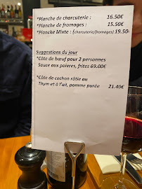 Restaurant français Bourgogne Sud à Paris (la carte)