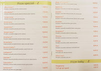 Menu / carte de Sturipizza via Moroni à Bergamo