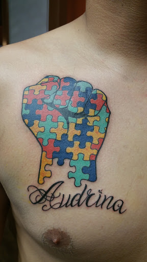 Explore resilience symbol tattoo ideas, creative tattoo ideas in Arlington, available at Depiction Tattoo Gallery