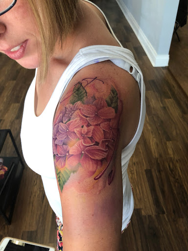 Explore mudkip tattoo idea, creative tattoo ideas in Austin, available at Aura IV Tattoo Gallery