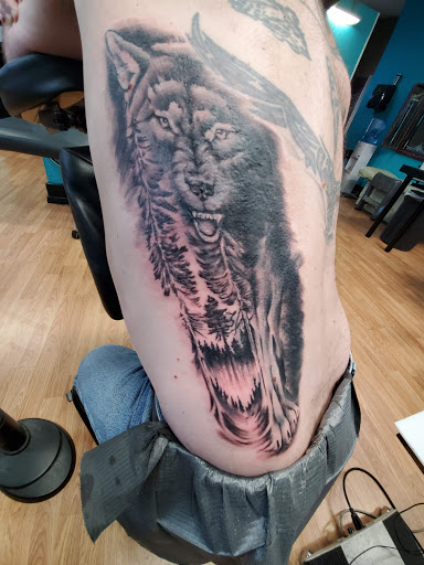 Explore half sleeve tattoo design ideas, creative tattoo ideas in Council Bluffs, available at Lil Bros Tattoo