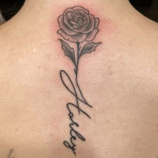 Explore religious sleeve tattoo ideas, creative tattoo ideas in Mckinney, available at Borrowed Time Fine Art Gallery Tattoo Shop