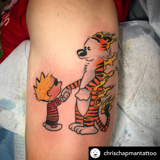 Explore foot print tattoo ideas, creative tattoo ideas in Libertyville, available at Lucky Seven Tattoo