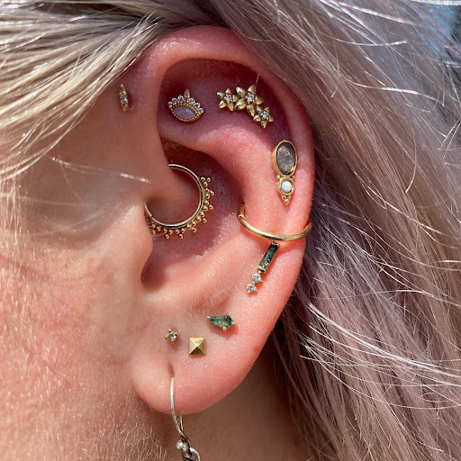 Explore ankle heart tattoo ideas, creative tattoo ideas in Dover, available at Agap Body Piercings