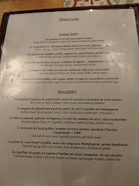 Restaurant français Restaurant L'Ange 20 à Paris - menu / carte