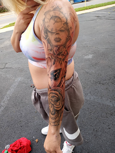 Explore dad and son tattoo ideas, creative tattoo ideas in Fort Wayne, available at drieM World Tattoos & Art Gallery