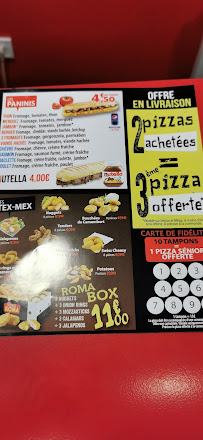 Pizzeria Pizza Roma à Saint-Just-en-Chaussée - menu / carte