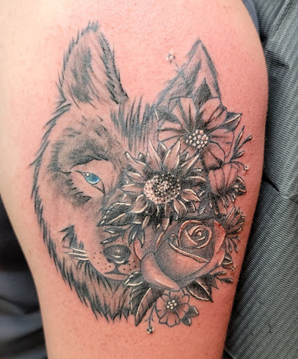 Explore shield maiden tattoo ideas, creative tattoo ideas in Slidell, available at 504 Ink Tattoos