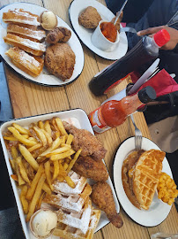 Gaufre du Restaurant de cuisine américaine moderne Gumbo Yaya Chicken and Waffles à Paris - n°14