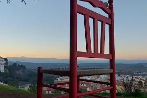 Cadira turística roja image