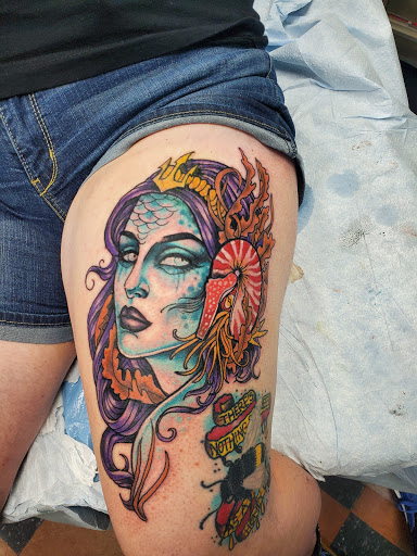 Explore arrowhead tattoo ideas, creative tattoo ideas in Fall River, available at Fall River Tattoo Co