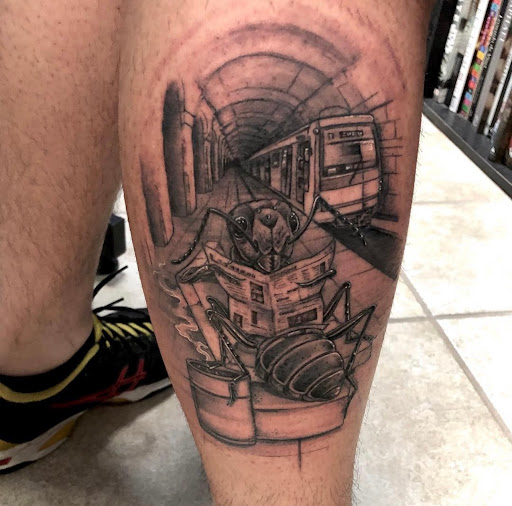 Explore pug tattoo ideas, creative tattoo ideas in Lawrence, available at Red 5 Tattoo