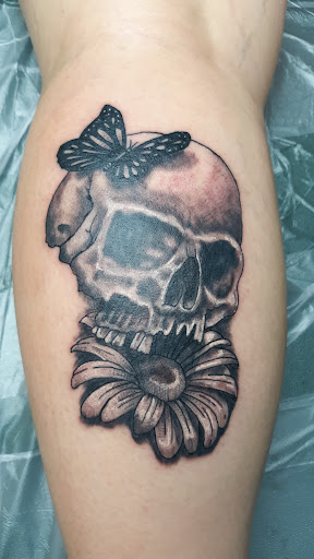 Explore trout tattoo ideas, creative tattoo ideas in Alamogordo, available at Art By Nate