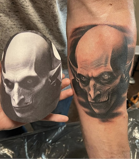 Explore tattoo music ideas, creative tattoo ideas in Wisconsin Dells, available at Twisted Dimensions Tattoo Studio