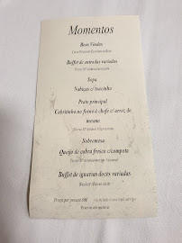 Menu du A Regional Valonguense à Valongo