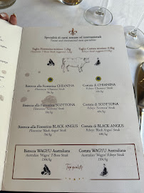 Osteria del Giglio à Florence menu