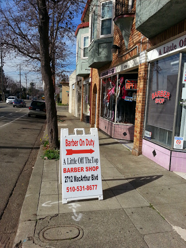 Barber Shop «A Little Off the Top Barber Shop», reviews and photos, 2712 MacArthur Blvd, Oakland, CA 94602, USA