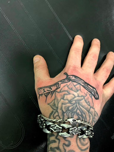 Explore throat tattoo ideas, creative tattoo ideas in Hudson Falls, available at ALTERED ADDICTION TATTOOS