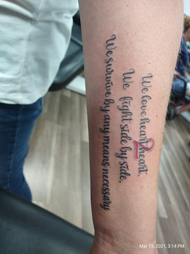 Explore texas tattoo ideas for men, creative tattoo ideas in Largo, available at Alchemy Tattoos and Body Piercings