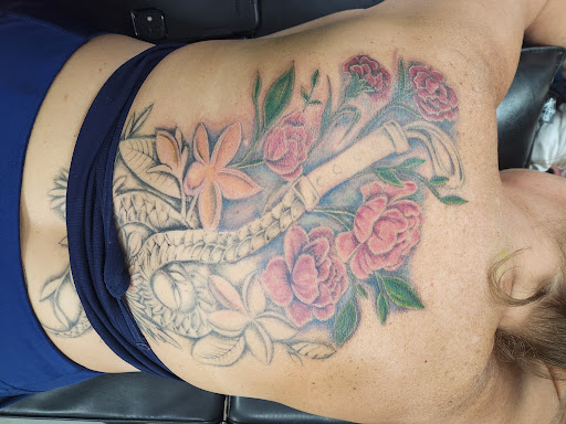 Explore female chest piece tattoo ideas, creative tattoo ideas in El Cajon, available at E C Tattoo & Body Piercing