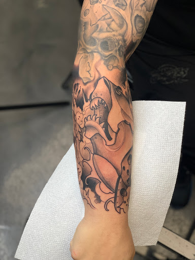 Explore calcifer tattoo ideas, creative tattoo ideas in Tallmadge, available at Killjoy tattoo