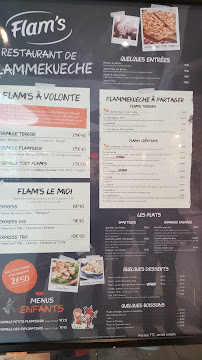 Restaurant français Flam's à Bègles - menu / carte