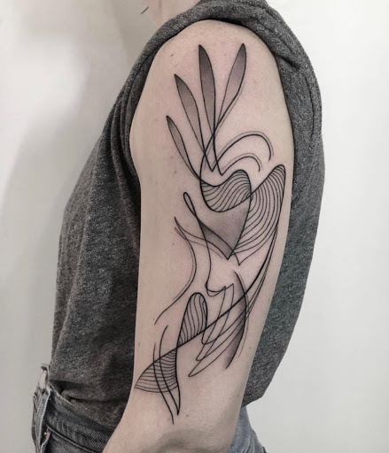 Explore astronaut tattoo ideas, creative tattoo ideas in Athens, available at Pink Goblin Tattoo & Piercing