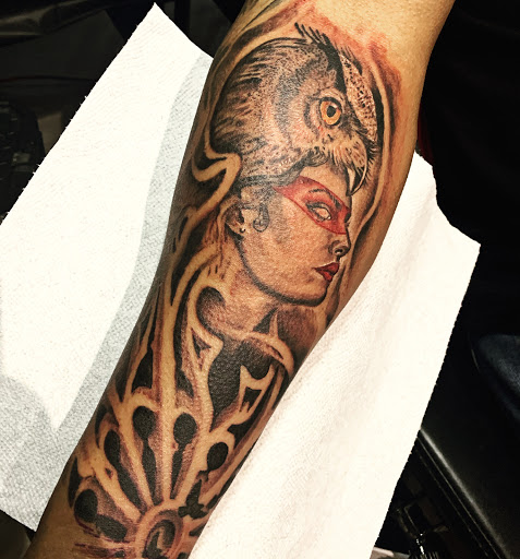 Explore madara tattoo ideas, creative tattoo ideas in Roanoke, available at Saint Cecilias Art Studio