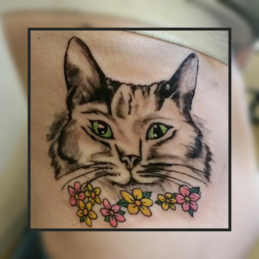 Explore rock music tattoo ideas, creative tattoo ideas in Copperas Cove, available at Black Moon Tattoo Company