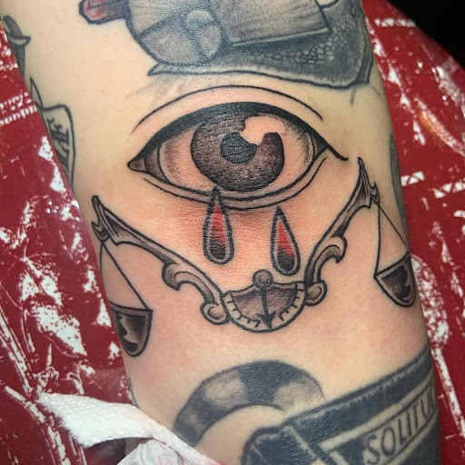 Explore infantry tattoo ideas, creative tattoo ideas in Dallas, available at Change of Tides Tattoo