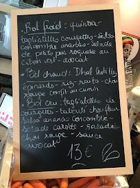 Jah Jah By Le Tricycle à Paris menu