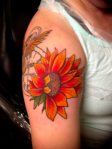 Explore world travel tattoo ideas, creative tattoo ideas in Hartselle, available at Kingdom Minds Ink