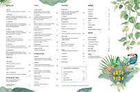 Menu du Artevida Pesaro à Pesaro