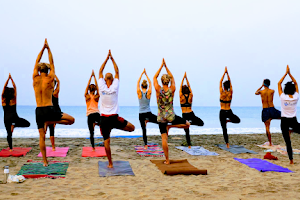 Rama Yoga School/ Yoga Teacher Training (YTTC) . Varkala beach, Kerala image