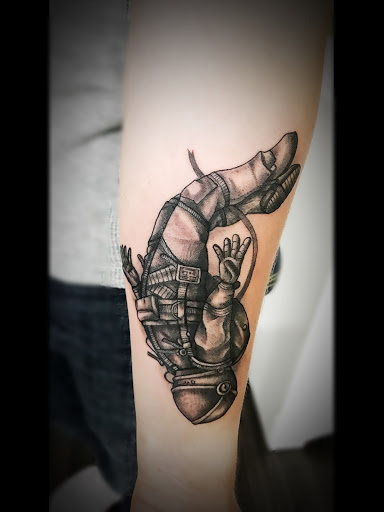 Explore basquiat tattoo ideas, creative tattoo ideas in Twentynine Palms, available at Hilltop Tattoo Company