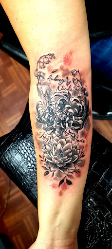 Explore bowling tattoo ideas, creative tattoo ideas in Iron Mountain, available at Distinktive Tattoos