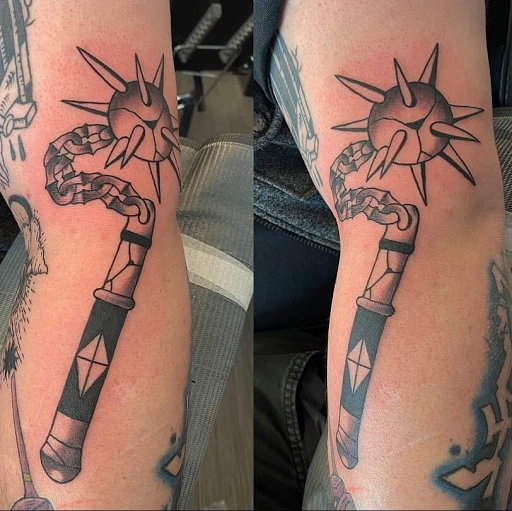 Explore couple name tattoo ideas, creative tattoo ideas in Palm Harbor, available at Angry Owl Tattoo and Piercing