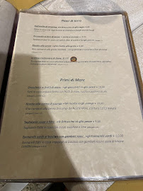 Carte du Ristorante Anagni Uane Gusto Italiano à Anagni