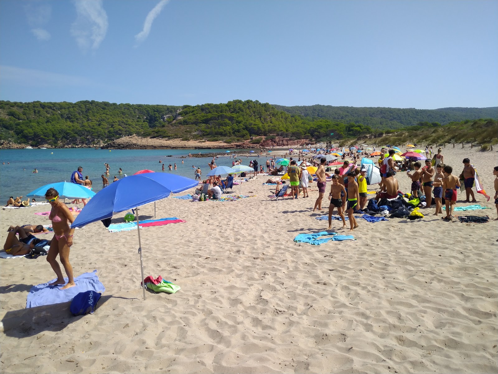 Photo of Cala Algaiarens beach and its beautiful scenery