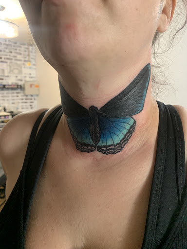 Explore coffee cup tattoo ideas, creative tattoo ideas in Cuba, available at Remarkable Skin Tattoo Studio