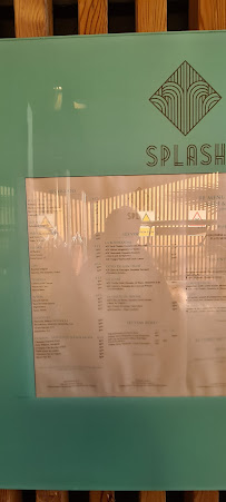 Menu / carte de Chez Monix au Splash à Asnières-sur-Seine