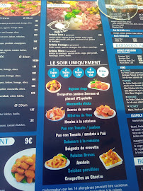 Restaurant LA GRANDE PLAGE à Le Barcarès (le menu)