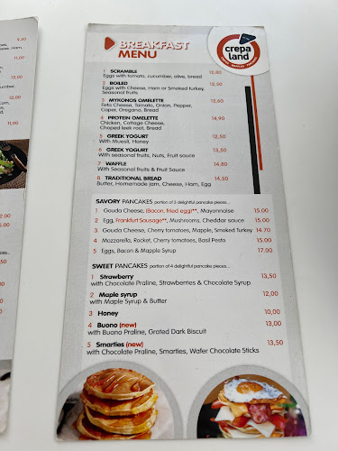 Crepaland Mykonos - Καφετέρια