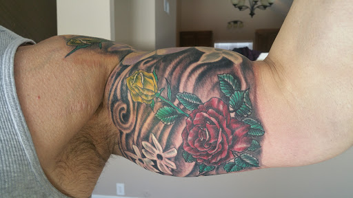 Explore forearm half sleeve tattoo ideas for men, creative tattoo ideas in Kansas City, available at Revelation Tattoo
