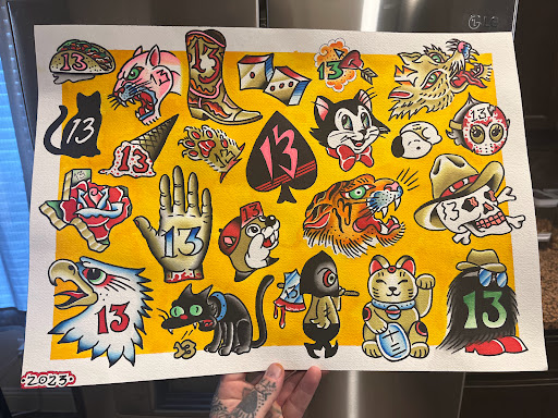 Explore mother and father tattoo ideas, creative tattoo ideas in Dallas, available at Cedar Springs Tattoo & Piercing