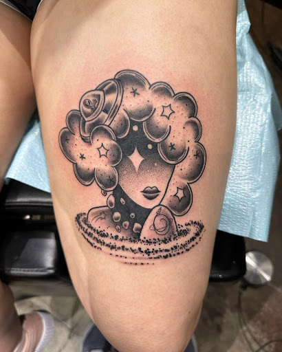 Explore women's arm tattoo ideas, creative tattoo ideas in Eugene, available at High Priestess Piercing & Tattoo