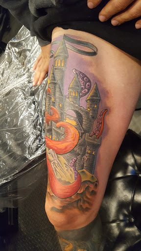 Explore dad fishing tattoo ideas, creative tattoo ideas in Salt Lake City, available at Big Deluxe Tattoo