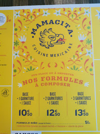 Restaurant tex-mex (Mexique) Mamacita à Limoges - menu / carte